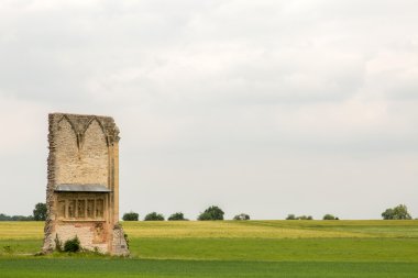Anhausen duvar Satteldorf, Almanya.