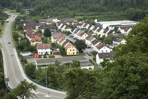 Eine der Straßen in der Stadt Lorch — Stockfoto