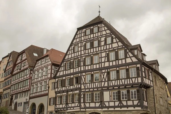 Casas antiguas de Schwaebisch Hall — Foto de Stock
