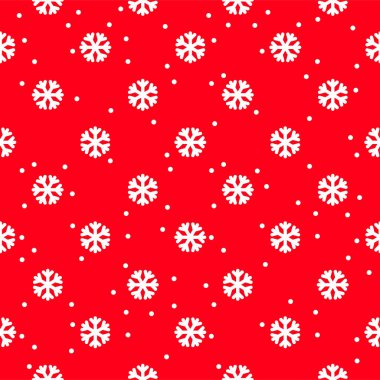 Mutlu Noeller ve mutlu yıllar. Basit kar taneleri. Hediye kağıdı ve kumaşı için kusursuz desen