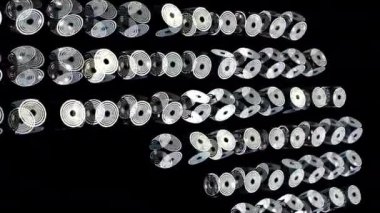 5G ağ konsepti. Metal yapı teknolojisi arka planı