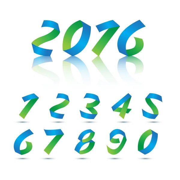 Numbers set. Vector. — Stock Vector