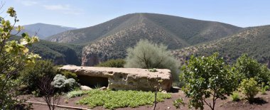 İsrail 'in kuzeyindeki dağların manzarası