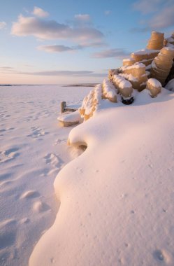 Akşamları gölün güzel manzarası