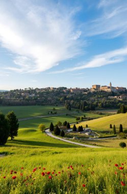 Kırsal manzarası çok güzel.