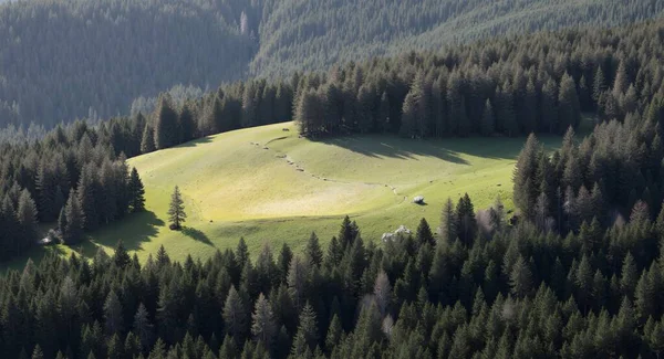 beautiful mountain landscape with a large mountain