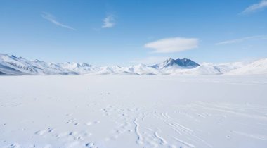 ice of the arctic mountains in valbard