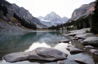 Milli parktaki güzel dağ manzarası