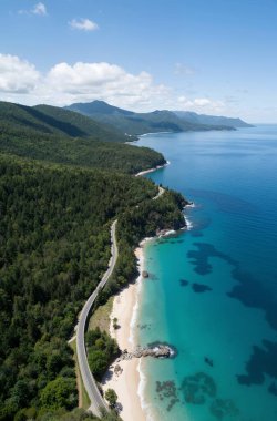 Yazın güzel deniz manzarası