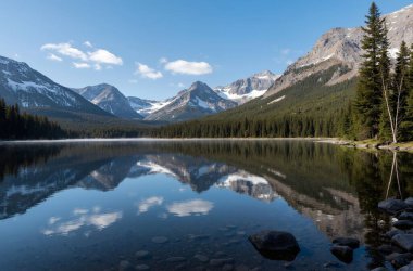 Dağlardaki güzel göl