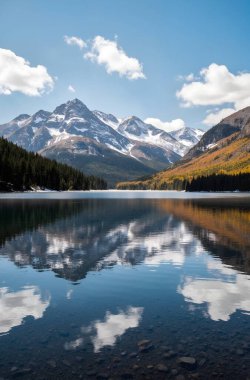 Dağlardaki güzel göl