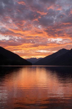 Gün batımının güzel manzarası