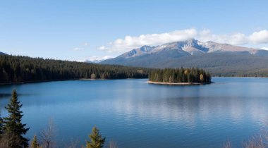 Göl Dağları ile güzel manzara