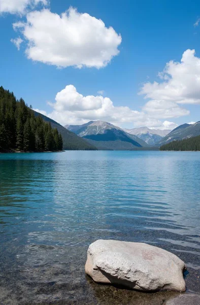 Dağlardaki güzel göl