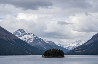 Güzel göl manzarası