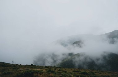 Dağların güzel manzarası