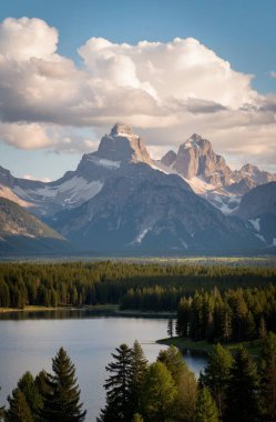 scenic view of majestic dolomites mountain, italy