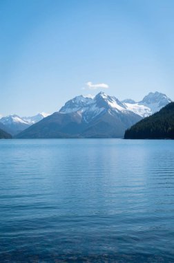 Norveç 'teki dağların güzel manzarası
