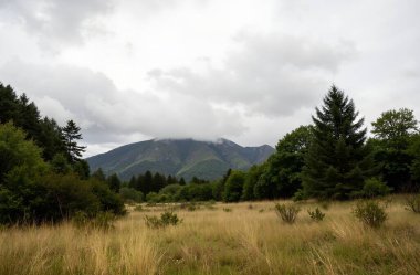 Dağlardaki güzel dağ manzarası