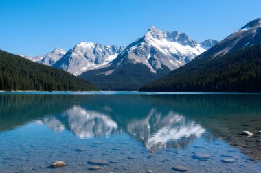 lake in the mountains of the north of the state of the new zealand