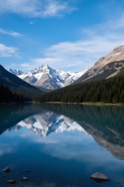 Güzel göl manzarası