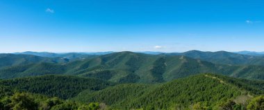Dağların güzel manzarası