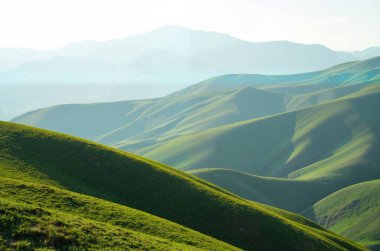 Dağların güzel manzarası