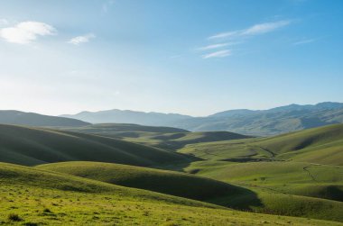 Dağların güzel manzarası