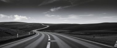 Dağların güzel manzarası