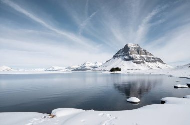 Dağların güzel manzarası