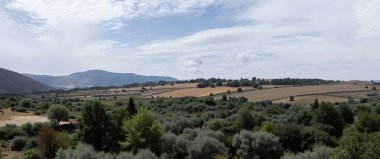 Dağların güzel manzarası