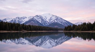 Dağlardaki dağ gölü