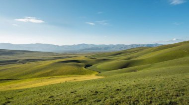 Dağların güzel manzarası