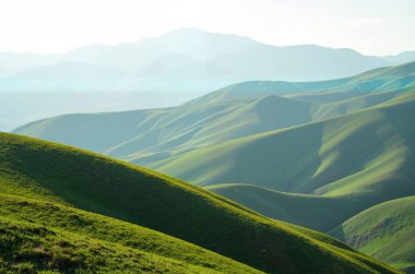 Güzel dağ manzarası. Doğa