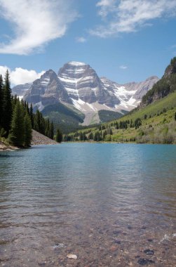 Görkemli göl manzarası manzarası