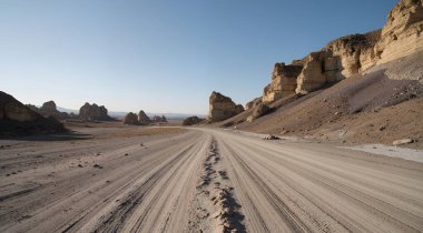 Dağların güzel manzarası