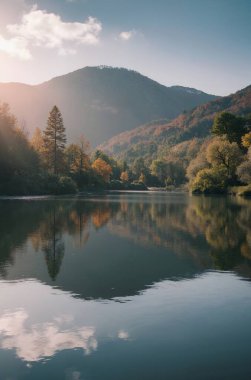 Göl Dağları ile güzel manzara