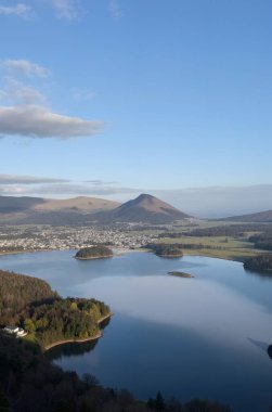 Güzel göl manzarası