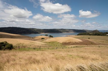 Deniz kıyısının güzel manzarası