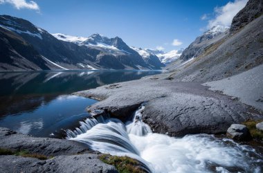 Dağların güzel manzarası