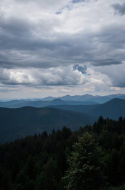 Mavi gökyüzü ve bulutlar