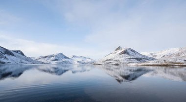 Dağların güzel manzarası