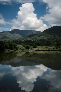 güzel göl manzarası