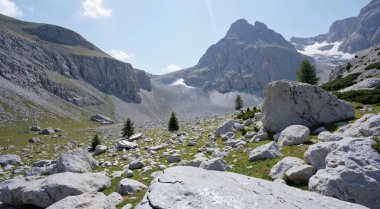 Dağların güzel manzarası