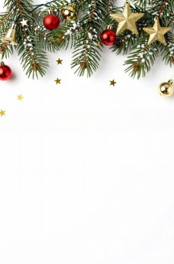 Süslemeli Noel arkaplanı.