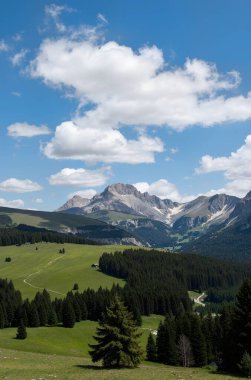 Dağların güzel manzarası