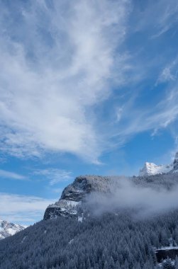 Dağların güzel manzarası