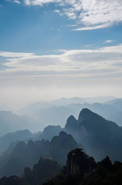 Dağların güzel manzarası