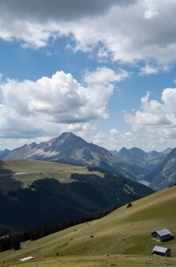 Güzel dağ manzarası. Doğa, seyahat