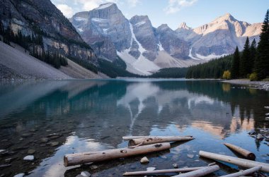 dağlarda güzel göl